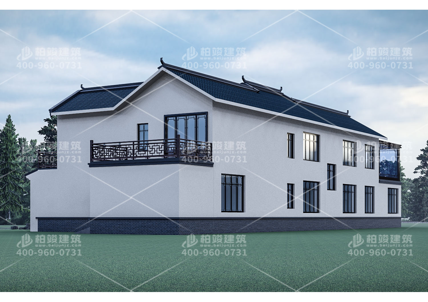 四川省巴中市王總定制的二層庭院別墅，風景宜人看過的人都愛不釋手。