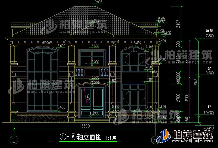 正立面圖