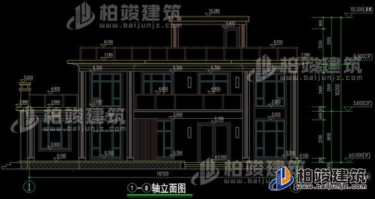 正立面圖